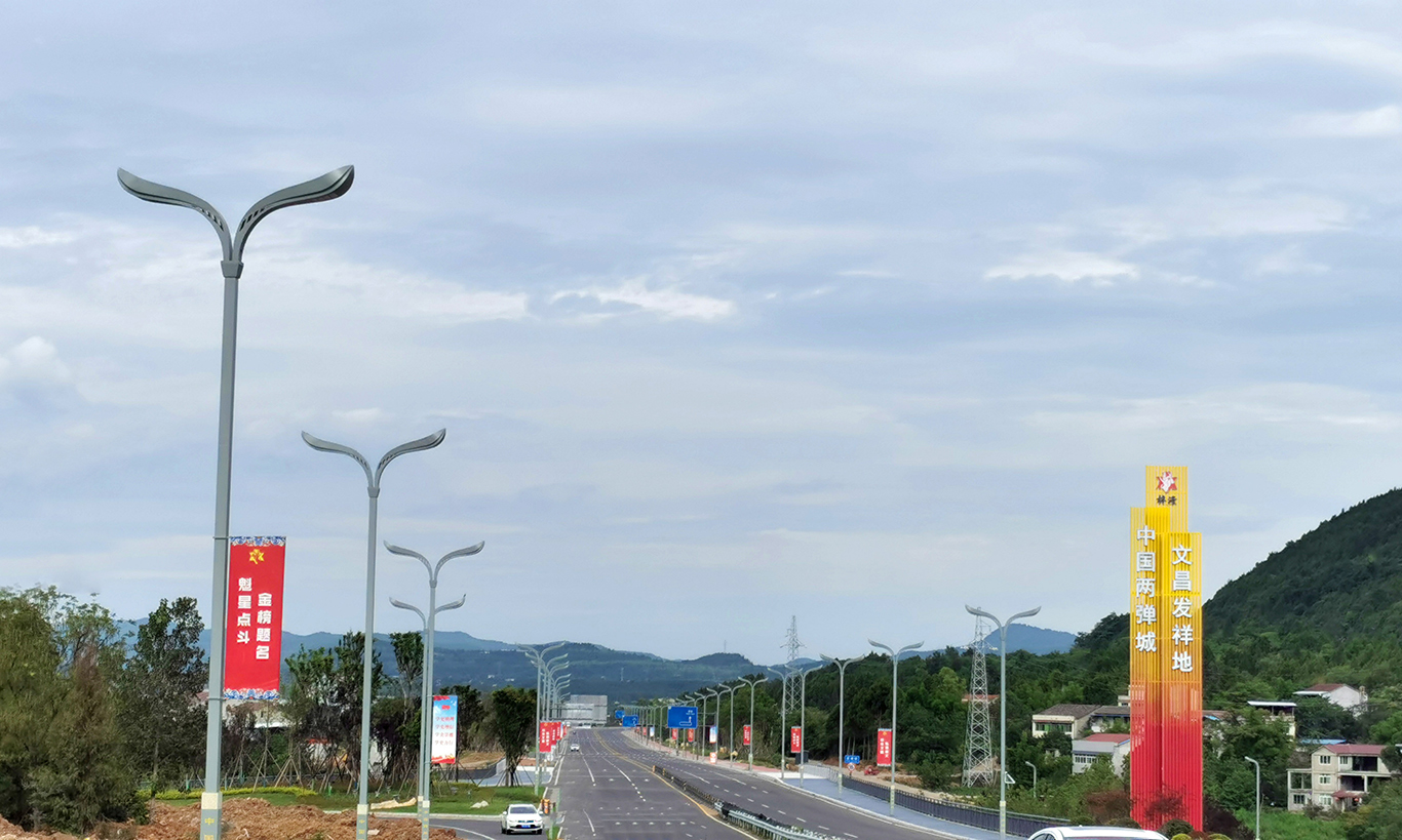 绵阳梓潼县路灯工程